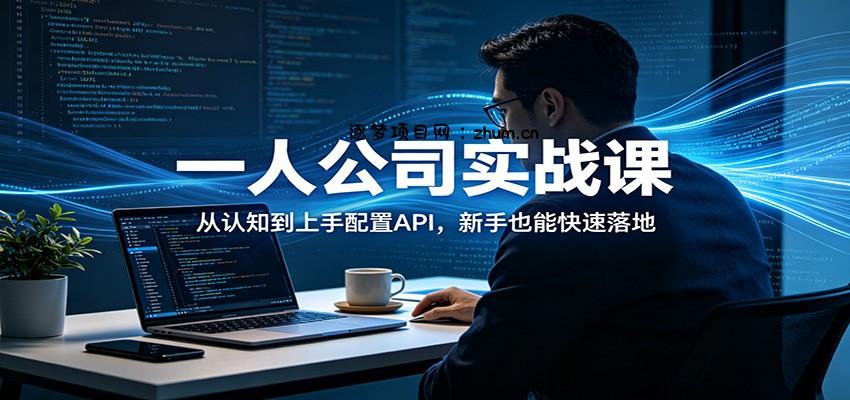 一人公司实战课:从认知到上手配置API,新手也能快速落地-逐梦项目网