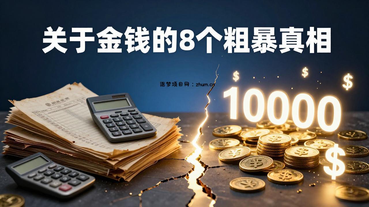付费文章:关于金钱的 8 个粗暴真相,彻底重塑你的赚钱思维与财富认知-逐梦项目网
