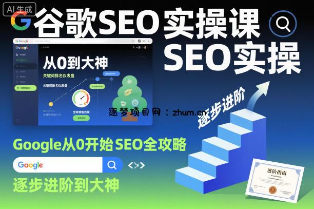 谷歌SEO实操课，Google从0开始SEO全攻略，逐步进阶到大神(更新26年)-逐梦项目网