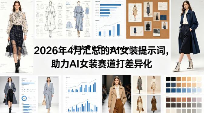 2026年4月汇总的AI女装提示词，助力AI女装赛道打差异化-逐梦项目网