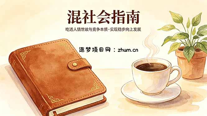 付费文章：混社会指南，吃透人情世故与竞争本质，实现稳步向上发展-逐梦项目网