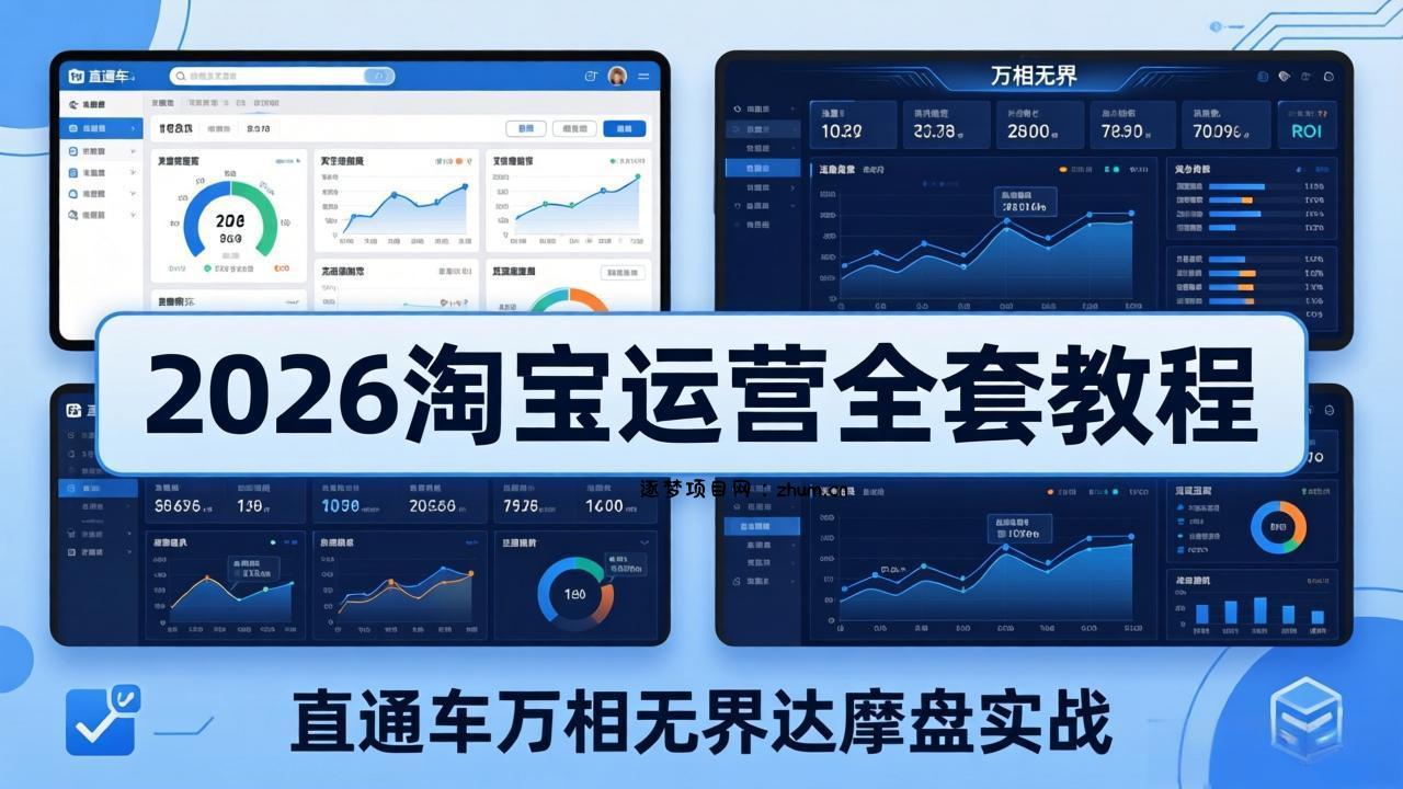 2026淘宝运营全套教程(更新5月3日-逐梦项目网