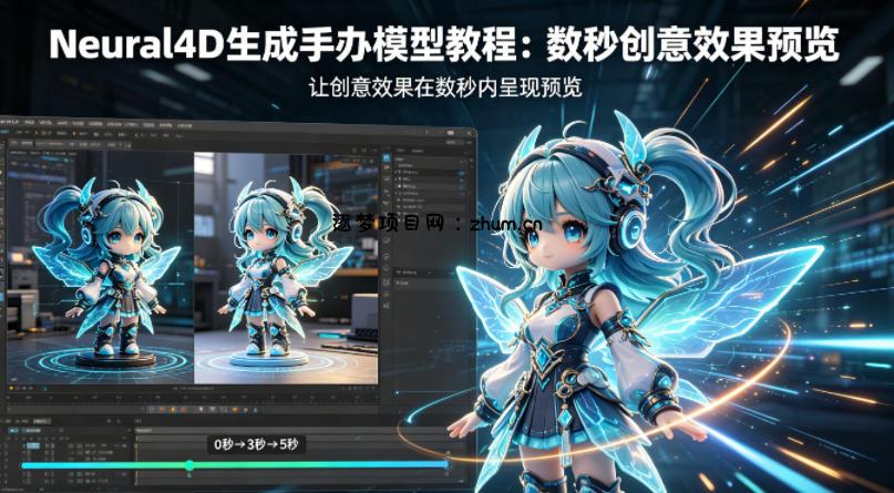 Neural4D生成手办模型教程，让创意效果在数秒内呈现预览-逐梦项目网