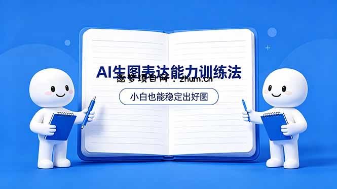 AI生图不是做漂亮图，而是表达能力。这套方法让小白也能稳定出好图-逐梦项目网