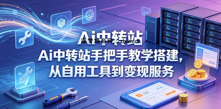 Ai中转站手把手教学搭建,从自用工具到变现服务-逐梦项目网