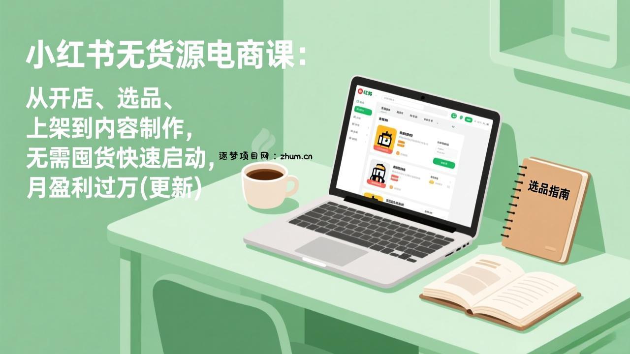 小红书无货源电商课(5月12更新-逐梦项目网