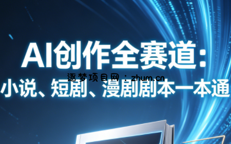 AI创作全赛道:小说、短剧、漫剧剧本一本通(更新5月)-逐梦项目网