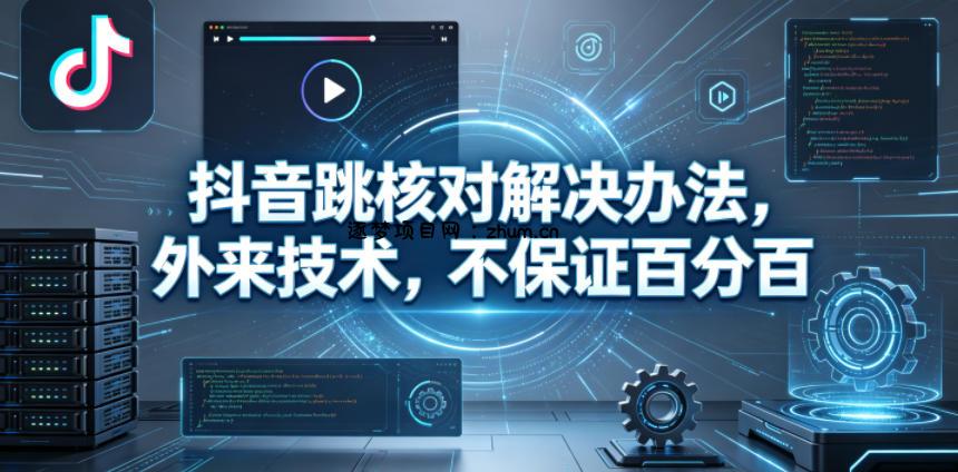 抖音跳核对解决办法,外来技术,不保证百分百-逐梦项目网