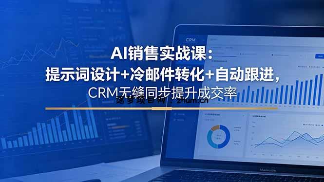 AI销售实战课：提示词设计+冷邮件转化+自动跟进，CRM无缝同步提升成交率-逐梦项目网