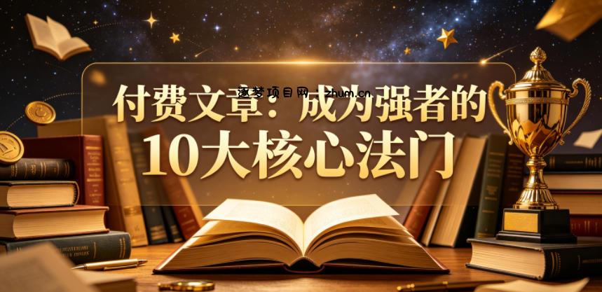 付费文章:成为强者的10大核心法门-逐梦项目网