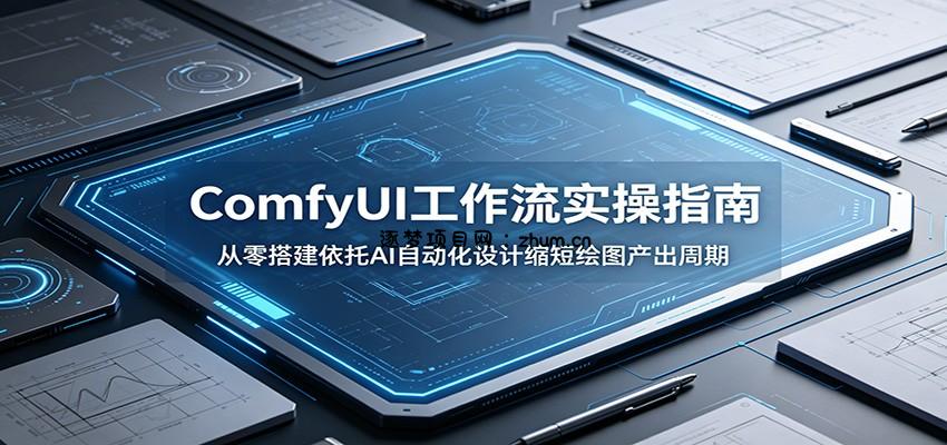 ComfyUI 工作流实操指南：从零搭建依托AI自动化设计缩短绘图产出周期-逐梦项目网