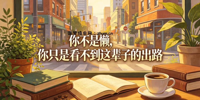 付费文章:你不是懒,你只是看不到这辈子的出路-逐梦项目网