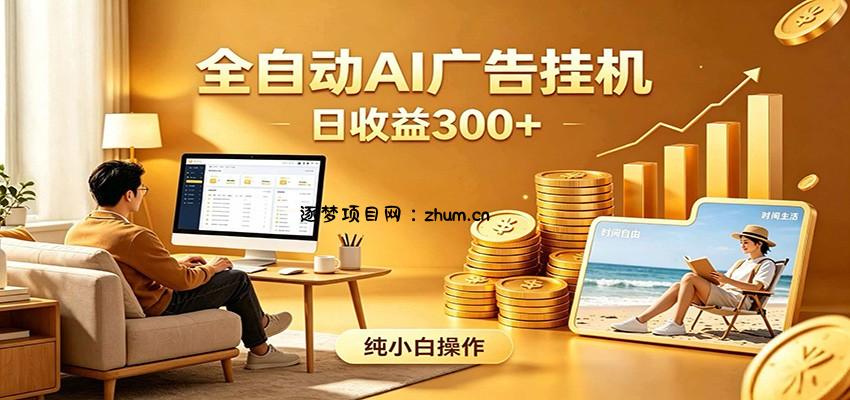 AI风口项目,全程解放双手,后台自动运行赚取收益,每天稳定收益300+-逐梦项目网
