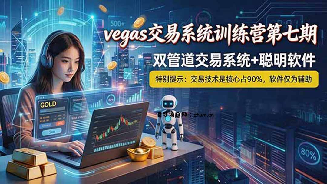 【海外美金AI搬砖】Vegas交易技术+聪明软件, 黄金期货日赚50-1000U, 长期稳定,小白轻松上手-逐梦项目网