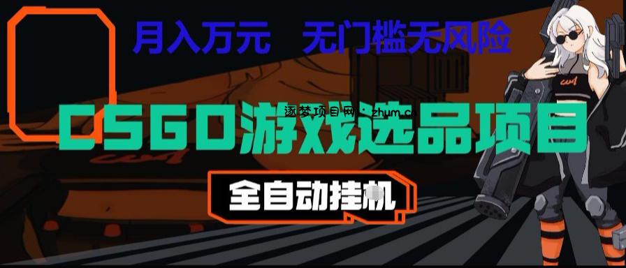 CSGO游戏自动扫货项目,全自动运行,月入1W,无风险,长期稳定可以做【揭秘】-逐梦项目网