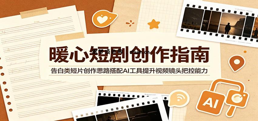 暖心短剧创作指南:告白类短片创作思路搭配AI工具提升视频镜头把控能力-逐梦项目网