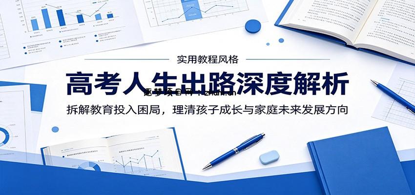 高考人生出路深度解析：拆解教育投入困局，理清孩子成长与家庭未来发展方向-逐梦项目网