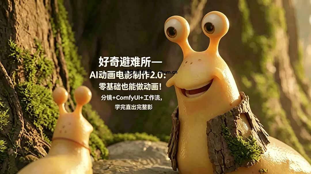 好奇避难所—AI动画电影制作2.0:零基础也能做动画!分镜+ComfyUI+工作流,学完直出完整影片-逐梦项目网