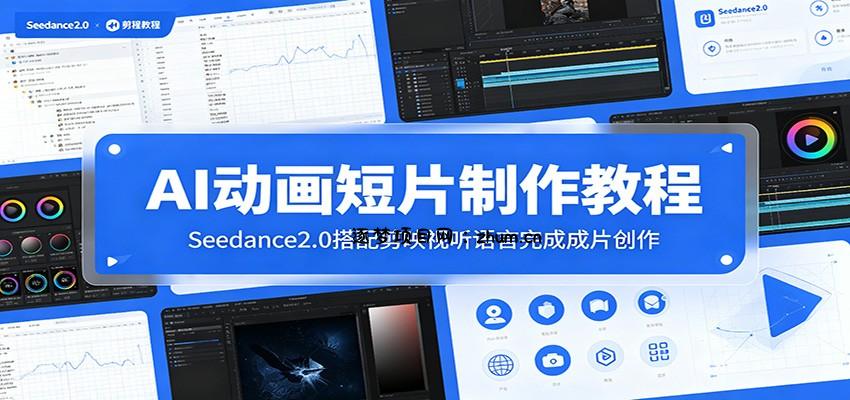 AI动画短片制作教程:Seedance2.0搭配剪映视听语言完成成片创作-逐梦项目网