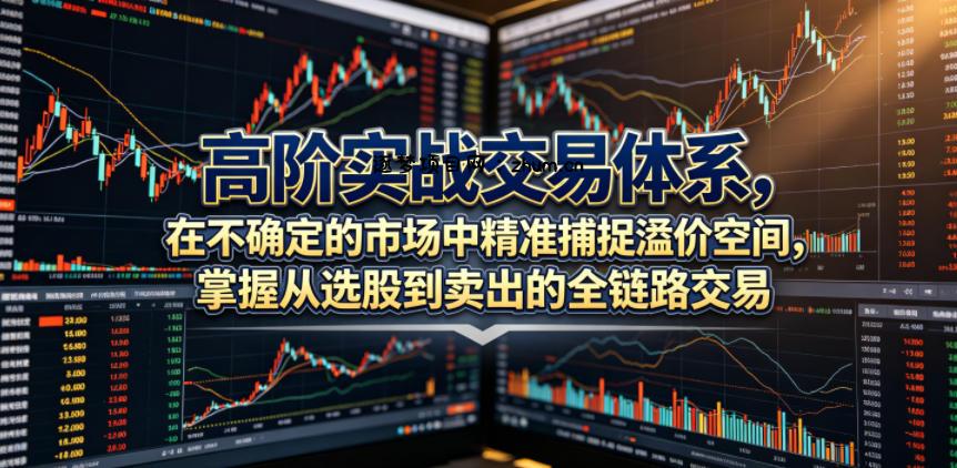 高阶实战交易体系,在不确定的市场中精准捕捉溢价空间,掌握从选股到卖出的全链路交易心法(更新6月)-逐梦项目网
