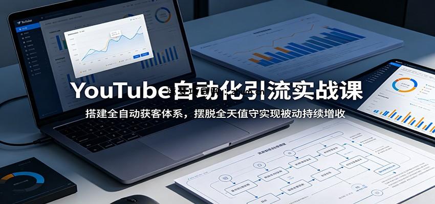 YouTube自动化引流实战课：搭建全自动获客体系，摆脱全天值守实现被动持续增收-逐梦项目网