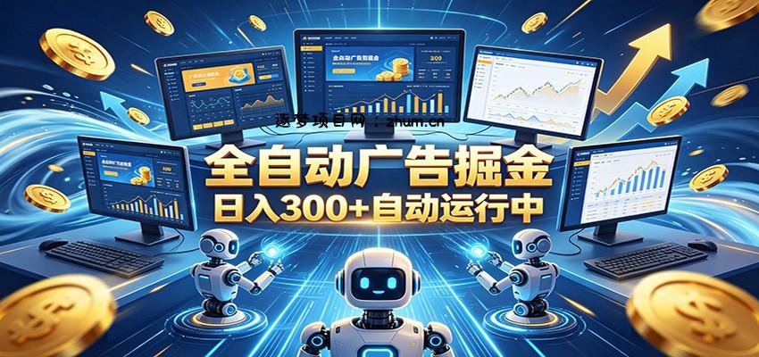 自动广告G机，日入300+，正规平台，广告浏览获益，时间自由，适合各类人群日常增收-逐梦项目网