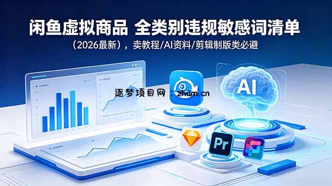 闲鱼虚拟商品 全类别违规敏感词清单(2026最新-逐梦项目网