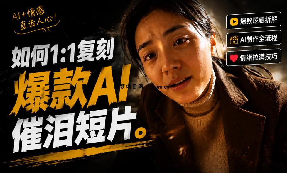 豆包+Gemini生成真人AI短剧-拆解复刻百万爆款第一人称短片,一站式讲透爆款复刻全流程-逐梦项目网