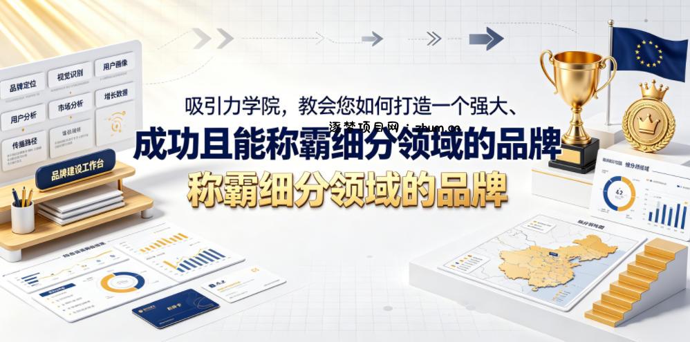 吸引力学院,教会您如何打造一个强大、成功且能称霸细分领域的品牌!【原创双语字幕】