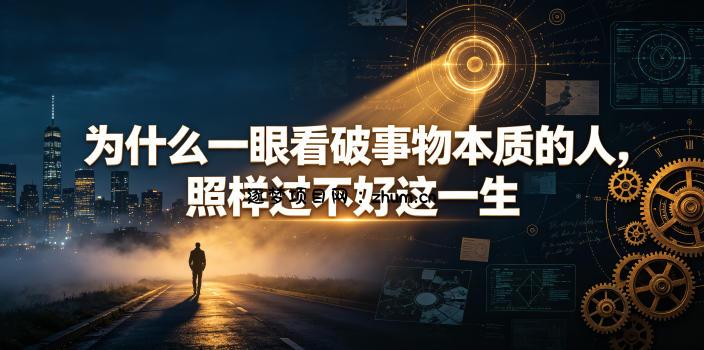 付费文章:为什么一眼看破事物本质的人,照样过不好这一生-逐梦项目网