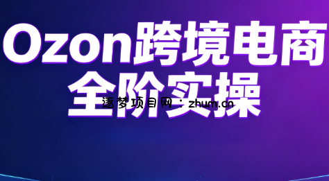 Ozon跨境电商全阶实操课程-逐梦项目网