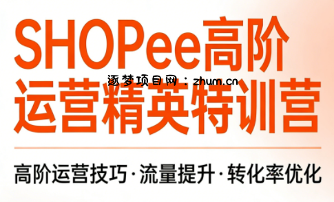 梦凡老师·Shopee虾皮高阶运营课程(更新)-逐梦项目网