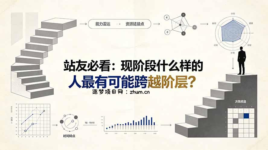 付费文章：站友必看：现阶段什么样的人最有可能跨越阶层?-逐梦项目网