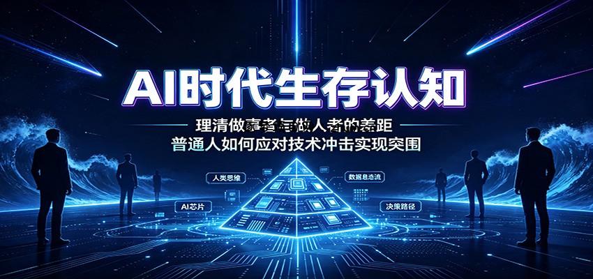 AI时代生存认知：理清做事者与做人者的差距，普通人如何应对技术冲击实现突围-逐梦项目网