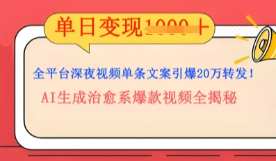 全平台深夜文案新风口：DeepSeek生成百万播放量金句，治愈系内容涨粉速度快4倍-逐梦项目网
